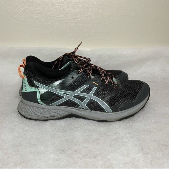 ASICS Gel Torrance Trail Running Shoes Athletic Sneakers Black Women 9​ - Picture 4 of 6